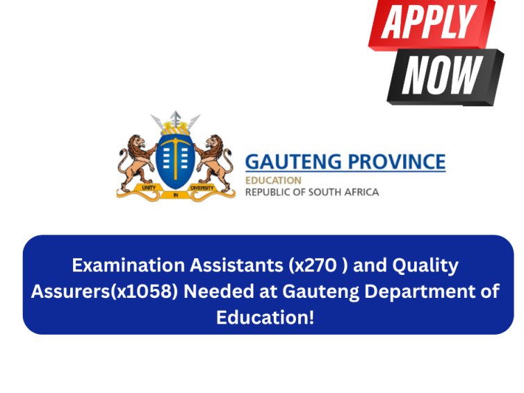 Examination Assistant x 270 & Quality Assurer (1,058 vacancies)