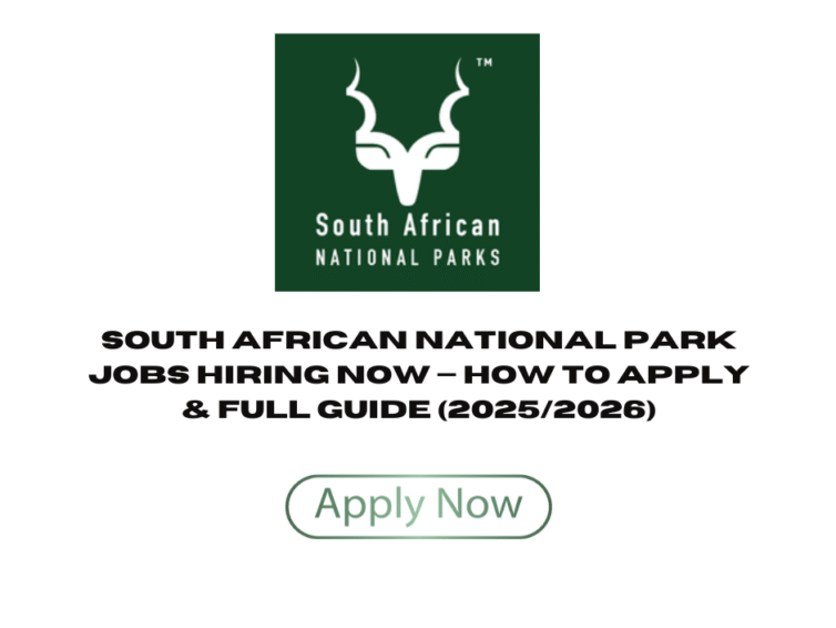 South African National Park Jobs Hiring Now