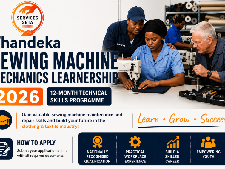 Thandeka Sewing Machine Mechanics Learnership 2026