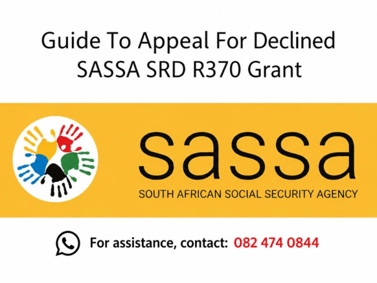 Appeal a Declined SASSA R370 SRD Grant
